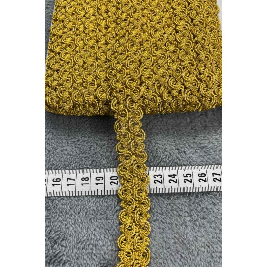 Calyra Dekoratif Şerit &ndash; El İşi, Organizasyon ve S&uuml;sleme İ&ccedil;in 2 cm En 1 Metre-SRT-102-104