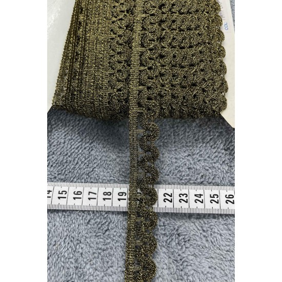 Solvra Dekoratif Şerit &ndash; El İşi, Organizasyon ve S&uuml;sleme İ&ccedil;in 2 cm En 1 Metre-SRT-102-111