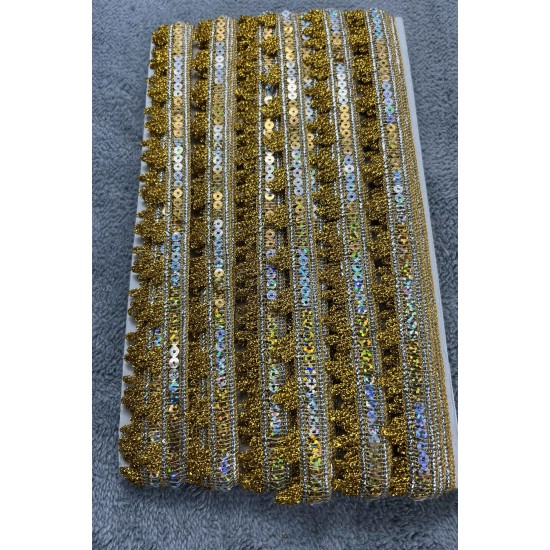 Torvex Dekoratif Şerit &ndash; El İşi, Organizasyon ve S&uuml;sleme İ&ccedil;in 2 cm En 1 Metre-SRT-102-113