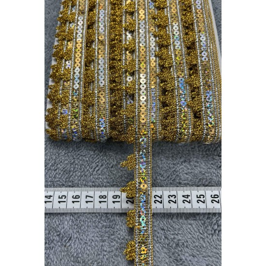 Torvex Dekoratif Şerit &ndash; El İşi, Organizasyon ve S&uuml;sleme İ&ccedil;in 2 cm En 1 Metre-SRT-102-113