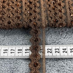 Velora Dekoratif Şerit &ndash; El İşi, Organizasyon ve S&uuml;sleme İ&ccedil;in 2 cm En 1 Metre-SRT-102-115