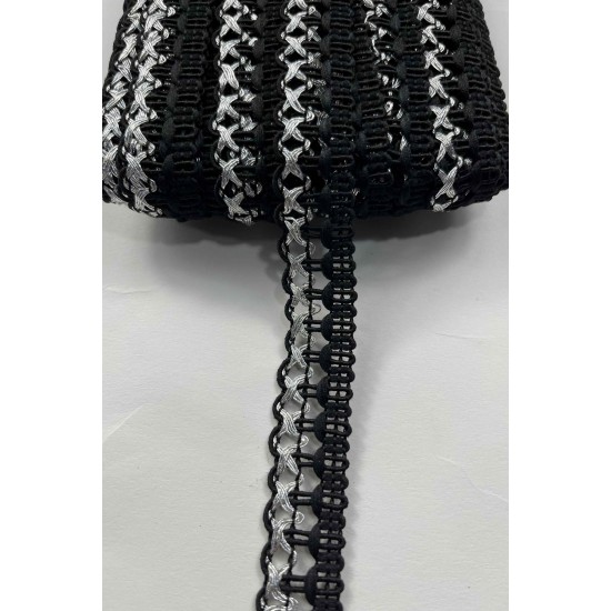 Zorela Dekoratif Şerit &ndash; El İşi, Organizasyon ve S&uuml;sleme İ&ccedil;in 2 cm En 1 Metre-SRT-102-121