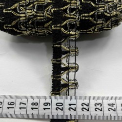 Luxira Dekoratif Şerit &ndash; El İşi, Organizasyon ve S&uuml;sleme İ&ccedil;in 2 cm En 1 Metre-SRT-102-122