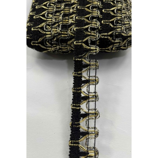 Luxira Dekoratif Şerit &ndash; El İşi, Organizasyon ve S&uuml;sleme İ&ccedil;in 2 cm En 1 Metre-SRT-102-122