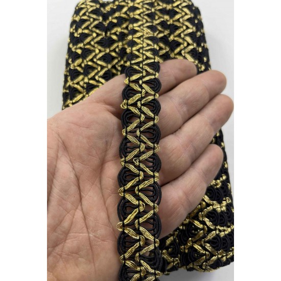 Trixa Dekoratif Şerit &ndash; El İşi, Organizasyon ve S&uuml;sleme İ&ccedil;in 2 cm En 1 Metre-SRT-102-129