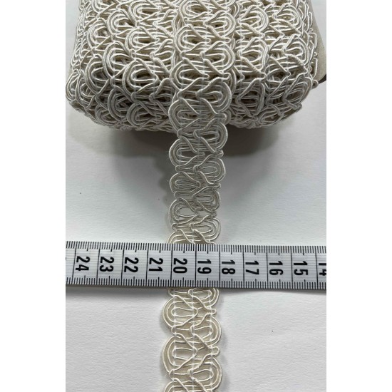 Lorixa Dekoratif Şerit &ndash; El İşi, Organizasyon ve S&uuml;sleme İ&ccedil;in 2 cm En 1 Metre-SRT-102-130