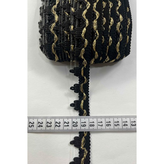 Mireva Dekoratif Şerit &ndash; El İşi, Organizasyon ve S&uuml;sleme İ&ccedil;in 2 cm En 1 Metre-SRT-102-131