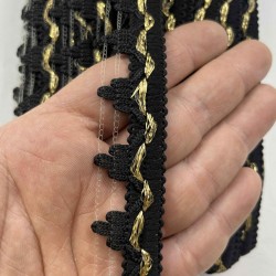 Mireva Dekoratif Şerit &ndash; El İşi, Organizasyon ve S&uuml;sleme İ&ccedil;in 2 cm En 1 Metre-SRT-102-131