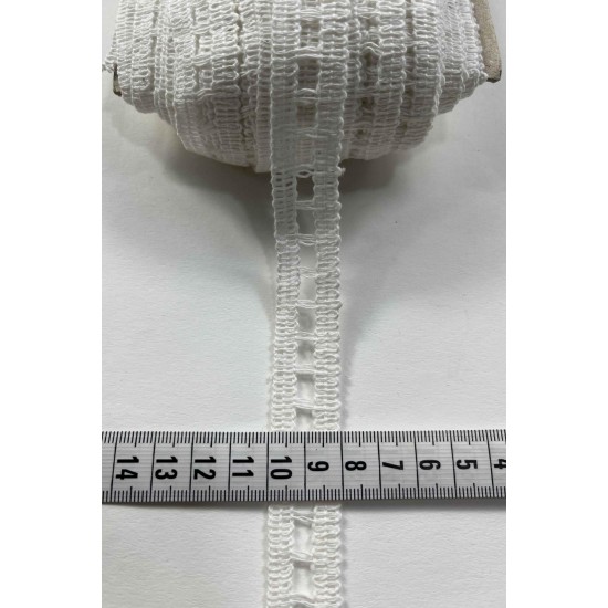 Doreli Dekoratif Şerit &ndash; El İşi, Organizasyon ve S&uuml;sleme İ&ccedil;in 2 cm En 1 Metre-SRT-102-132