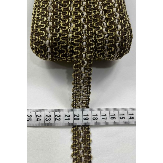 Talixa Dekoratif Şerit &ndash; El İşi, Organizasyon ve S&uuml;sleme İ&ccedil;in 2 cm En 1 Metre-SRT-102-137