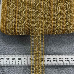 Cavixa Dekoratif Şerit &ndash; El İşi, Organizasyon ve S&uuml;sleme İ&ccedil;in 2,5 cm En 1 Metre-SRT-125-102