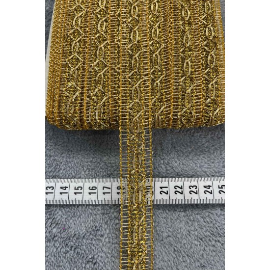 Cavixa Dekoratif Şerit &ndash; El İşi, Organizasyon ve S&uuml;sleme İ&ccedil;in 2,5 cm En 1 Metre-SRT-125-102