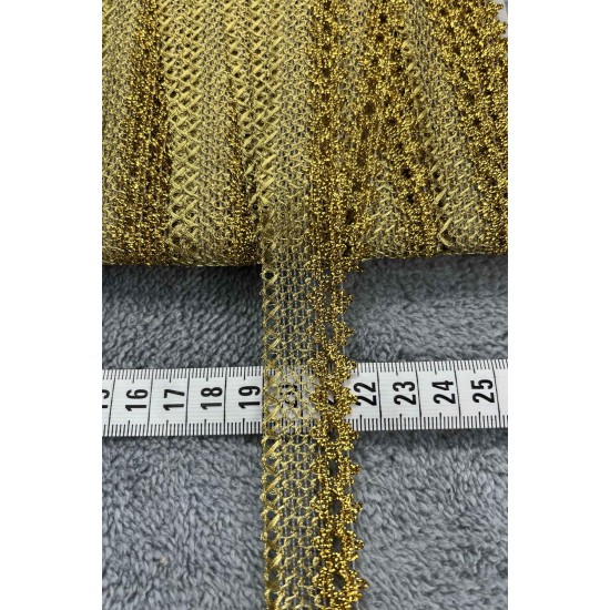 Nexora Dekoratif Şerit &ndash; El İşi, Organizasyon ve S&uuml;sleme İ&ccedil;in 2,5 cm En 1 Metre-SRT-125-104