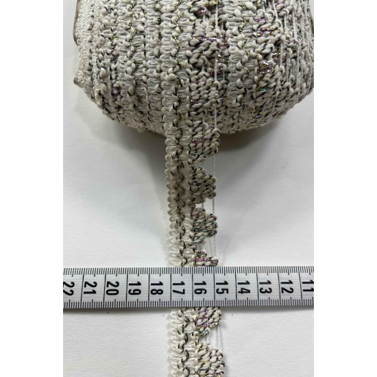 Sorvex Dekoratif Şerit &ndash; El İşi, Organizasyon ve S&uuml;sleme İ&ccedil;in 2,5 cm En 1 Metre-SRT-125-107