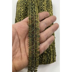 Zenvra Dekoratif Şerit &ndash; El İşi, Organizasyon ve S&uuml;sleme İ&ccedil;in 2,5 cm En 1 Metre-SRT-125-109