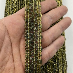 Zenvra Dekoratif Şerit &ndash; El İşi, Organizasyon ve S&uuml;sleme İ&ccedil;in 2,5 cm En 1 Metre-SRT-125-109