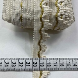 Korixa Dekoratif Şerit &ndash; El İşi, Organizasyon ve S&uuml;sleme İ&ccedil;in 2,5 cm En 1 Metre-SRT-125-110