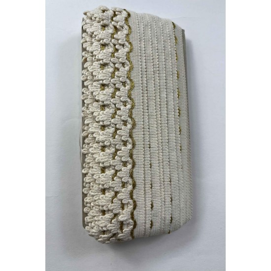 Korixa Dekoratif Şerit &ndash; El İşi, Organizasyon ve S&uuml;sleme İ&ccedil;in 2,5 cm En 1 Metre-SRT-125-110