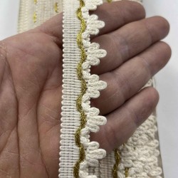 Korixa Dekoratif Şerit &ndash; El İşi, Organizasyon ve S&uuml;sleme İ&ccedil;in 2,5 cm En 1 Metre-SRT-125-110