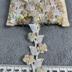 Ardexa Dekoratif Şerit Kenar S&uuml;s&uuml; &ndash; El İşi, Organizasyon, S&uuml;sleme İ&ccedil;in 3 cm En 1 Metre-SRT-300-100