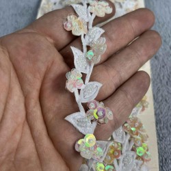 Ardexa Dekoratif Şerit Kenar S&uuml;s&uuml; &ndash; El İşi, Organizasyon, S&uuml;sleme İ&ccedil;in 3 cm En 1 Metre-SRT-300-100