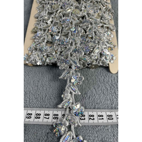 Nexiuma Dekoratif Şerit Kenar S&uuml;s&uuml; &ndash; El İşi, Organizasyon, S&uuml;sleme İ&ccedil;in 3 cm En 1 Metre-SRT-300-102