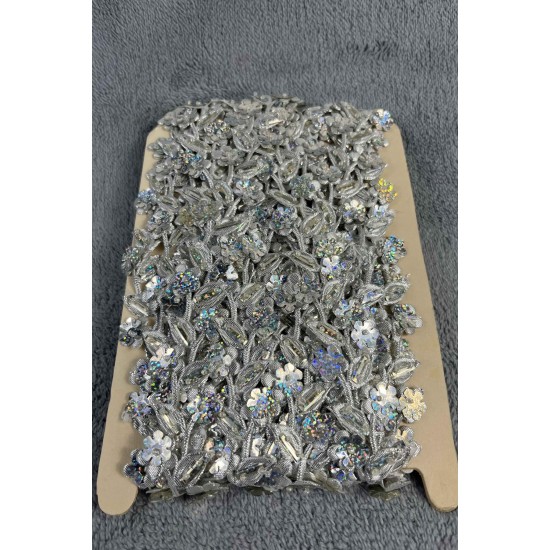 Nexiuma Dekoratif Şerit Kenar S&uuml;s&uuml; &ndash; El İşi, Organizasyon, S&uuml;sleme İ&ccedil;in 3 cm En 1 Metre-SRT-300-102