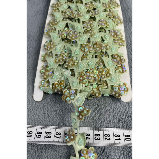 Korvex Dekoratif Şerit Kenar S&uuml;s&uuml; &ndash; El İşi, Organizasyon, S&uuml;sleme İ&ccedil;in 3 cm En 1 Metre-SRT-300-103