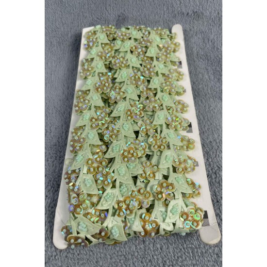 Korvex Dekoratif Şerit Kenar S&uuml;s&uuml; &ndash; El İşi, Organizasyon, S&uuml;sleme İ&ccedil;in 3 cm En 1 Metre-SRT-300-103