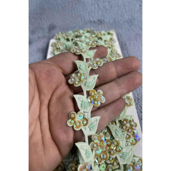 Korvex Dekoratif Şerit Kenar S&uuml;s&uuml; &ndash; El İşi, Organizasyon, S&uuml;sleme İ&ccedil;in 3 cm En 1 Metre-SRT-300-103