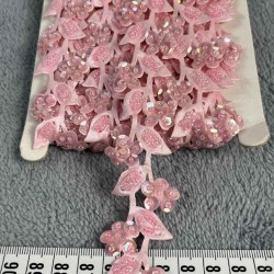 Talvora Dekoratif Şerit Kenar S&uuml;s&uuml; &ndash; El İşi, Organizasyon, S&uuml;sleme İ&ccedil;in 3 cm En 1 Metre-SRT-300-104