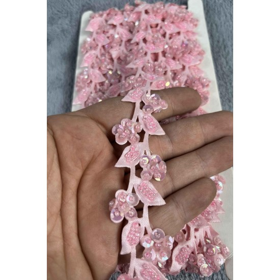 Talvora Dekoratif Şerit Kenar S&uuml;s&uuml; &ndash; El İşi, Organizasyon, S&uuml;sleme İ&ccedil;in 3 cm En 1 Metre-SRT-300-104