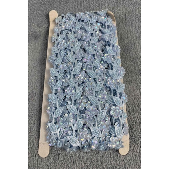 Zenitha Dekoratif Şerit Kenar S&uuml;s&uuml; &ndash; El İşi, Organizasyon, S&uuml;sleme İ&ccedil;in 3 cm En 1 Metre-SRT-300-105