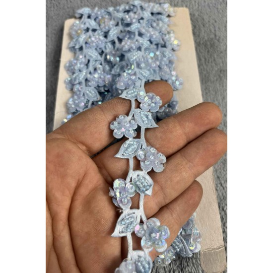 Zenitha Dekoratif Şerit Kenar S&uuml;s&uuml; &ndash; El İşi, Organizasyon, S&uuml;sleme İ&ccedil;in 3 cm En 1 Metre-SRT-300-105