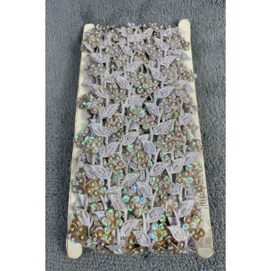 Draxor Dekoratif Şerit Kenar S&uuml;s&uuml; &ndash; El İşi, Organizasyon, S&uuml;sleme İ&ccedil;in 3 cm En 1 Metre-SRT-300-107