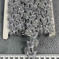 Selvion Dekoratif Şerit Kenar S&uuml;s&uuml; &ndash; El İşi, Organizasyon, S&uuml;sleme İ&ccedil;in 3 cm En 1 Metre-SRT-300-108