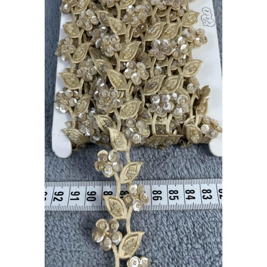 Lavion Dekoratif Şerit Kenar S&uuml;s&uuml; &ndash; El İşi, Organizasyon, S&uuml;sleme İ&ccedil;in 3 cm En 1 Metre-SRT-300-111