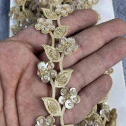 Lavion Dekoratif Şerit Kenar S&uuml;s&uuml; &ndash; El İşi, Organizasyon, S&uuml;sleme İ&ccedil;in 3 cm En 1 Metre-SRT-300-111