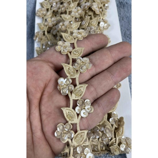 Lavion Dekoratif Şerit Kenar S&uuml;s&uuml; &ndash; El İşi, Organizasyon, S&uuml;sleme İ&ccedil;in 3 cm En 1 Metre-SRT-300-111