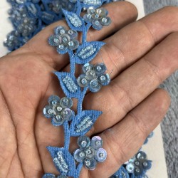 Xerova Dekoratif Şerit Kenar S&uuml;s&uuml; &ndash; El İşi, Organizasyon, S&uuml;sleme İ&ccedil;in 3 cm En 1 Metre-SRT-300-112