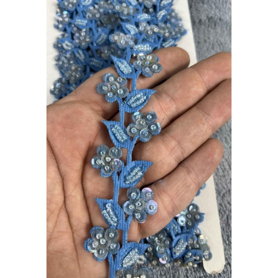 Xerova Dekoratif Şerit Kenar S&uuml;s&uuml; &ndash; El İşi, Organizasyon, S&uuml;sleme İ&ccedil;in 3 cm En 1 Metre-SRT-300-112