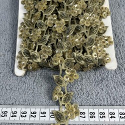 Borex Dekoratif Şerit Kenar S&uuml;s&uuml; &ndash; El İşi, Organizasyon, S&uuml;sleme İ&ccedil;in 3 cm En 1 Metre-SRT-300-113