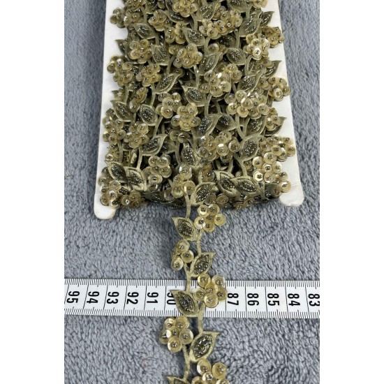 Borex Dekoratif Şerit Kenar S&uuml;s&uuml; &ndash; El İşi, Organizasyon, S&uuml;sleme İ&ccedil;in 3 cm En 1 Metre-SRT-300-113