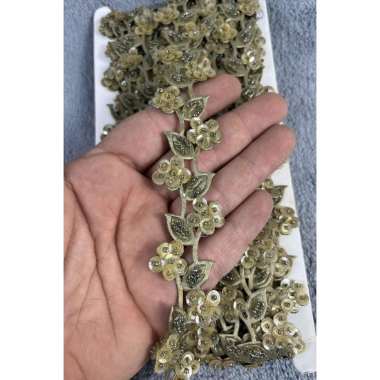 Borex Dekoratif Şerit Kenar S&uuml;s&uuml; &ndash; El İşi, Organizasyon, S&uuml;sleme İ&ccedil;in 3 cm En 1 Metre-SRT-300-113