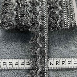 Calvion Dekoratif Şerit Kenar S&uuml;s&uuml; &ndash; El İşi, Organizasyon, S&uuml;sleme İ&ccedil;in 3 cm En 1 Metre-SRT-300-114