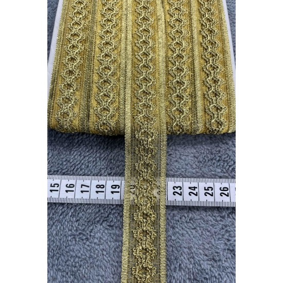 Noltra Dekoratif Şerit Kenar S&uuml;s&uuml; &ndash; El İşi, Organizasyon, S&uuml;sleme İ&ccedil;in 3 cm En 1 Metre-SRT-300-116