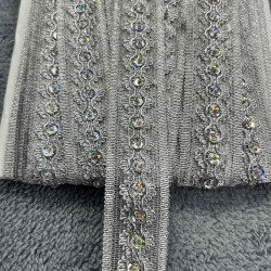 Vorex Dekoratif Şerit Kenar S&uuml;s&uuml; &ndash; El İşi, Organizasyon, S&uuml;sleme İ&ccedil;in 3 cm En 1 Metre-SRT-300-117