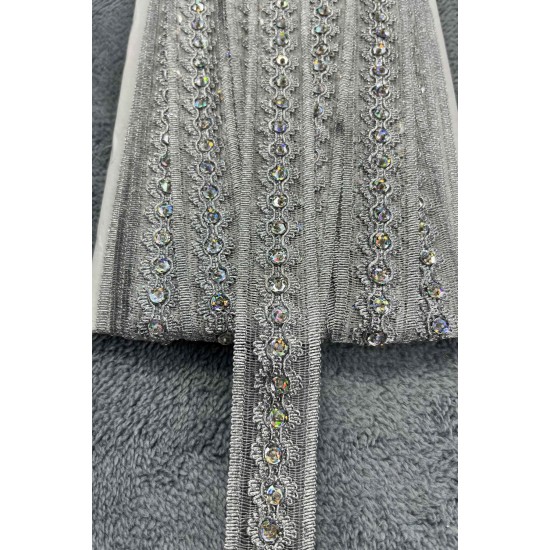 Vorex Dekoratif Şerit Kenar S&uuml;s&uuml; &ndash; El İşi, Organizasyon, S&uuml;sleme İ&ccedil;in 3 cm En 1 Metre-SRT-300-117