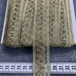 Temira Dekoratif Şerit Kenar S&uuml;s&uuml; &ndash; El İşi, Organizasyon, S&uuml;sleme İ&ccedil;in 3 cm En 1 Metre-SRT-300-118