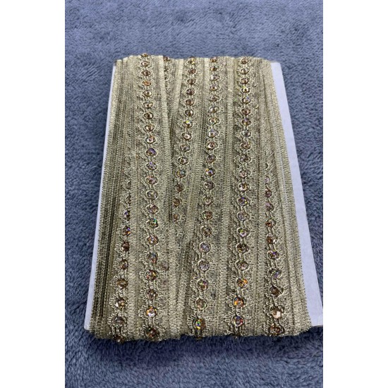 Temira Dekoratif Şerit Kenar S&uuml;s&uuml; &ndash; El İşi, Organizasyon, S&uuml;sleme İ&ccedil;in 3 cm En 1 Metre-SRT-300-118